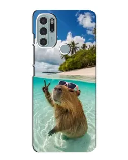 Чохол для Motorola MOTO G60s з картинкою «Капібара на морі» Чохол для Motorola MOTO G60s з картинкою «Капібара на морі»