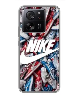 Чехол для Motorola Moto G67 с картинкой «Космический Nike Blue»