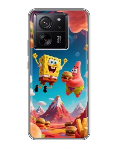 Чехол для Motorola Moto G67 с картинкой «Космический фастфуд»