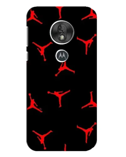 Чохол для Motorola MOTO G7 Play з картинкою «Jordan Red Pattern»