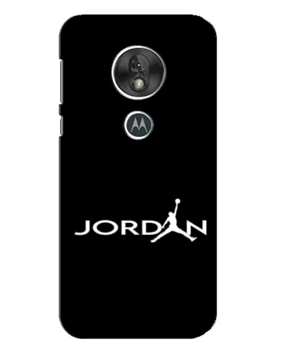 Чохол для Motorola MOTO G7 Play з картинкою «Jordan White Logo»