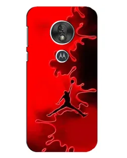 Чохол для Motorola MOTO G7 Play з картинкою «Jordan Red Smoke»