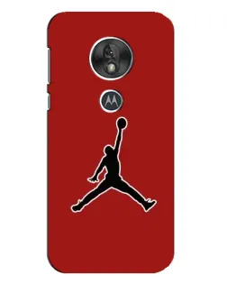 Чохол для Motorola MOTO G7 Play з картинкою «Jordan Red Back»
