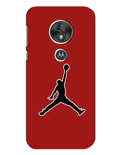 Чохол для Motorola MOTO G7 Play з картинкою «Jordan Red Back»