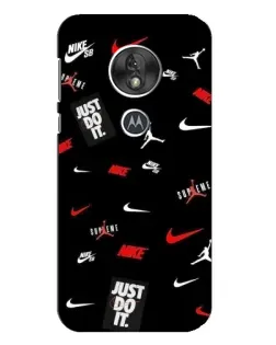 Чохол для Motorola MOTO G7 Play з картинкою «Nike Mix Pattern»