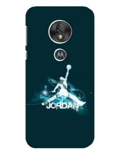 Чохол для Motorola MOTO G7 Play з картинкою «Jordan Blue Fire»