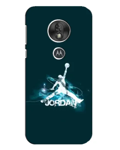Чохол для Motorola MOTO G7 Play з картинкою «Jordan Blue Fire»