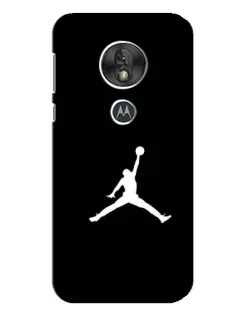 Чохол для Motorola MOTO G7 Play з картинкою «Jordan Silhouette»