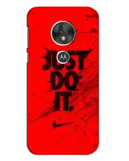 Чохол для Motorola MOTO G7 Play з картинкою «Nike Just Do It»
