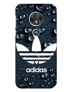 Чехол для Motorola MOTO G7 Play с картинкой «Adidas Trefoil Blue»