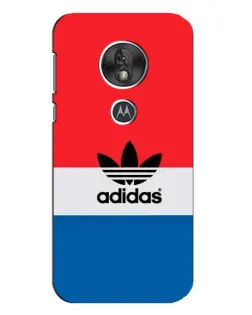 Чохол для Motorola MOTO G7 Play з картинкою «Ретро блоки Adidas»