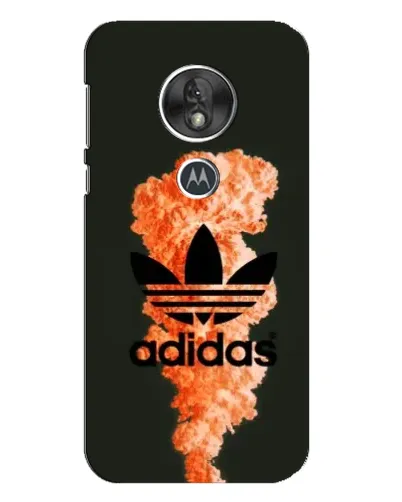 Чохол для Motorola MOTO G7 Play з картинкою «Помаранчевий дим Adidas»