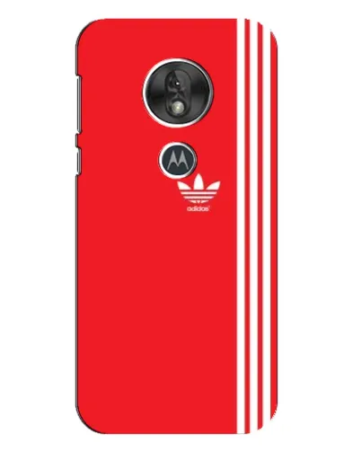 Чохол для Motorola MOTO G7 Play з картинкою «Червоний мінімалізм Adidas»