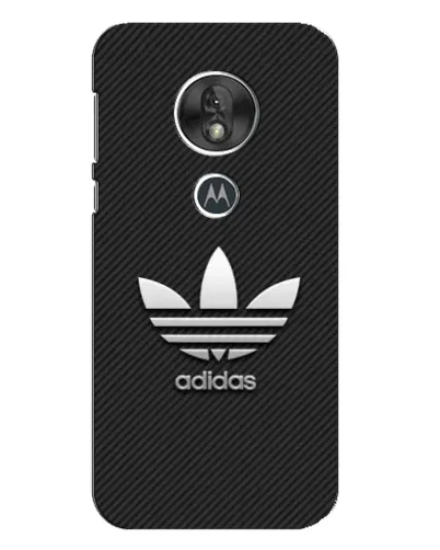 Чохол для Motorola MOTO G7 Play з картинкою «Adidas Карбонова текстура»