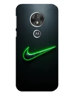 Чехол для Motorola MOTO G7 Play с картинкой «Неоновый контур Nike» Чехол для Motorola MOTO G7 Play с картинкой «Неоновый контур Nike»