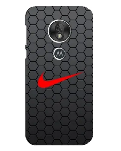 Чохол для Motorola MOTO G7 Play з картинкою «Nike — карбонова сітка»