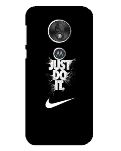 Чохол для Motorola MOTO G7 Play з картинкою «Текстовий принт Nike»