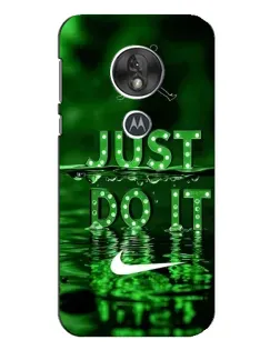 Чохол для Motorola MOTO G7 Play з картинкою «Зелений неоновий Nike»