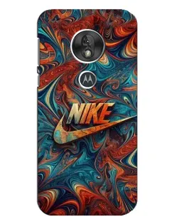 Чохол для Motorola MOTO G7 Play з картинкою «Nike в абстракції»