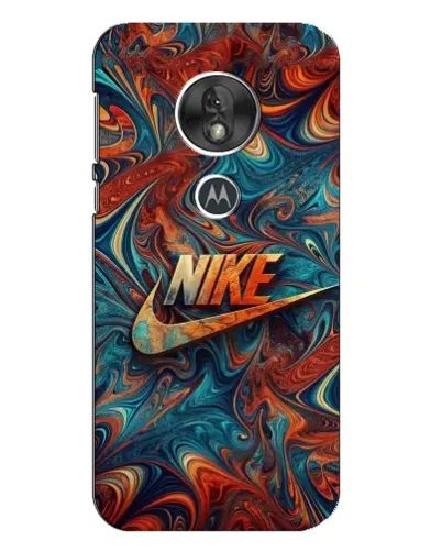 Чохол для Motorola MOTO G7 Play з картинкою «Nike в абстракції»