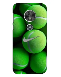 Чохол для Motorola MOTO G7 Play з картинкою «Тенісні м'ячі Найк»