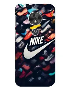 Чохол для Motorola MOTO G7 Play з картинкою «Колекція кросівок Nike»