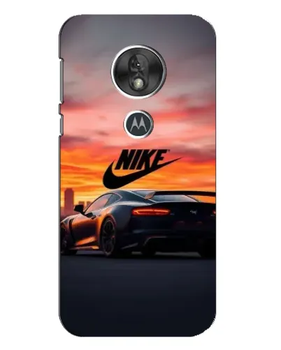 Чохол для Motorola MOTO G7 Play з картинкою «Nike та суперкар»
