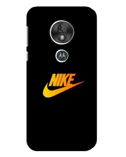 Чохол для Motorola MOTO G7 Play з картинкою «Золотий логотип Nike»