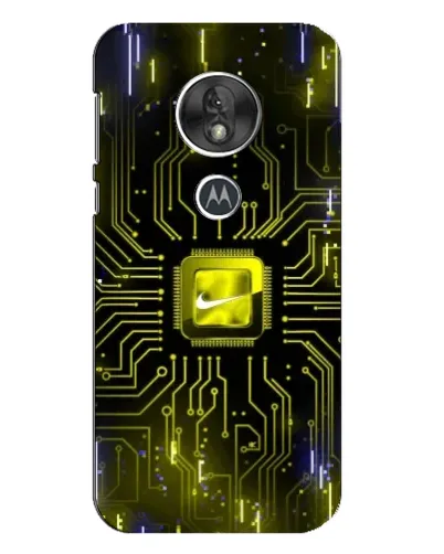 Чохол для Motorola MOTO G7 Play з картинкою «Nike — золота іскра»