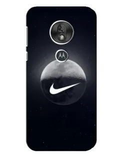 Чохол для Motorola MOTO G7 Play з картинкою «Nike у стилі графіті»