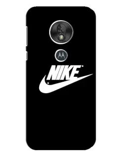 Чохол для Motorola MOTO G7 Play з картинкою «Мазки фарби Nike»