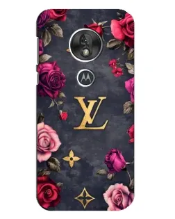 Чехол для Motorola MOTO G7 Play с картинкой «Цветочный Louis Vuitton»