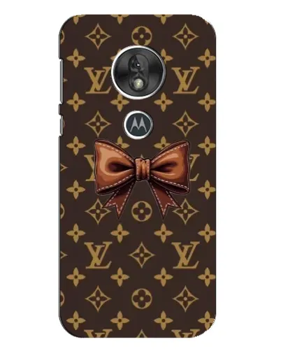 Чохол для Motorola MOTO G7 Play з картинкою «LV з бантом»