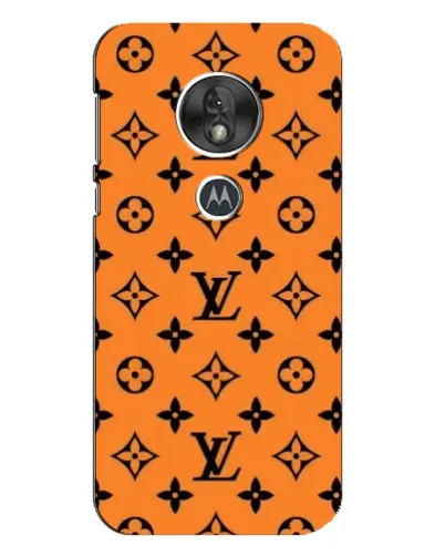 Чохол для Motorola MOTO G7 Play з картинкою «Помаранчевий стиль LV»