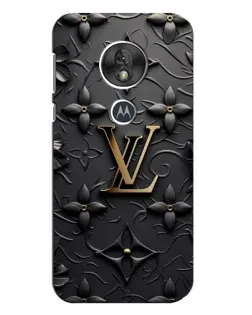 Чохол для Motorola MOTO G7 Play з картинкою «Шкіряна текстура LV»