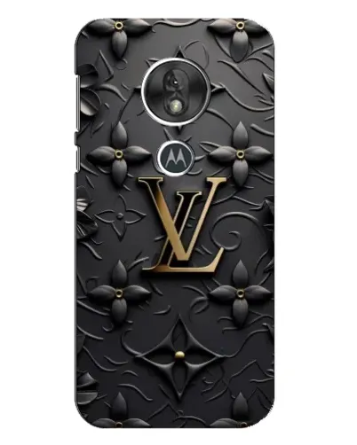 Чохол для Motorola MOTO G7 Play з картинкою «Шкіряна текстура LV»