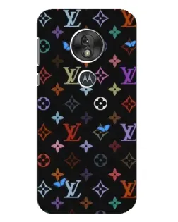 Чохол для Motorola MOTO G7 Play з картинкою «Кольорова монограма LV»