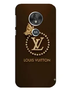 Чохол для Motorola MOTO G7 Play з картинкою «LV — золота печатка»