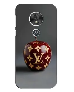 Чохол для Motorola MOTO G7 Play з картинкою «Червоне яблуко LV»