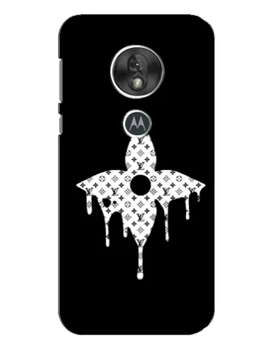 Чохол для Motorola MOTO G7 Play з картинкою «Квіткова монограма»