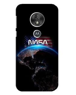 Чохол для Motorola MOTO G7 Play з картинкою «Земля з космосу NASA»