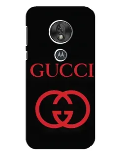 Чохол для Motorola MOTO G7 Play з картинкою «Gucci — червоний логотип»