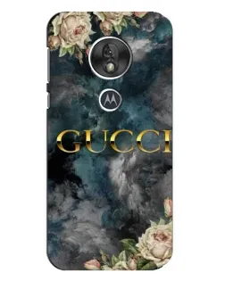 Чохол для Motorola MOTO G7 Play з картинкою «Абстрактні квіти Gucci»