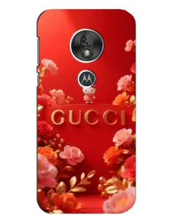 Чохол для Motorola MOTO G7 Play з картинкою «Gucci — золотий сад»