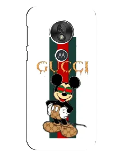 Чохол для Motorola MOTO G7 Play з картинкою «Міккі Маус Gucci — смуги» Чохол для Motorola MOTO G7 Play з картинкою «Міккі Маус Gucci — смуги»