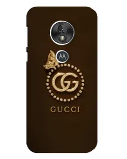Чохол для Motorola MOTO G7 Play з картинкою «Gucci — золотий метелик»