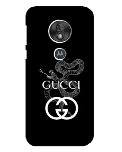 Чохол для Motorola MOTO G7 Play з картинкою «Gucci — срібна змія» Чохол для Motorola MOTO G7 Play з картинкою «Gucci — срібна змія»