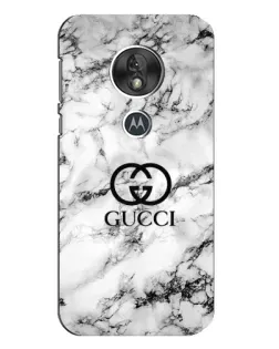 Чохол для Motorola MOTO G7 Play з картинкою «Gucci — мармуровий шик»