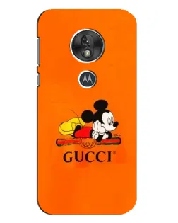 Чохол для Motorola MOTO G7 Play з картинкою «Міккі Маус Gucci — помаранч»