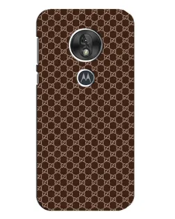 Чохол для Motorola MOTO G7 Play з картинкою «Gucci — шоколадна сітка»